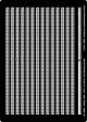 Reling 1:250, 2 Durchzüge, gerade, schwarz, 1,1m x 1,5m