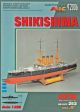Japanisches Schlachtschiff Shikishima 1900