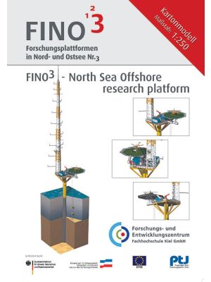 FINO3 Offshore-Forschungsplattform in der Nordsee