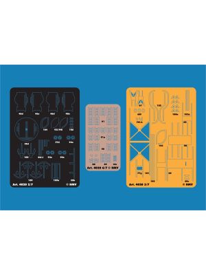Lasercut-Detailset für SMS Sachsen