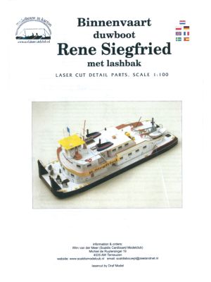 Binnen-Schubschiff Rene Siegfried Detailset in Las