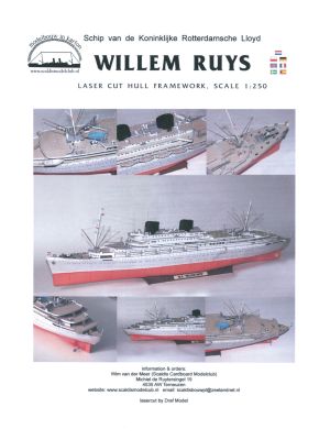 MS Willem Ruys Spantengerüst in Lasercuttechnik