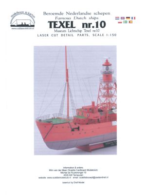 Feuerschiff Texel Nr. 10 Reling und Details in Las