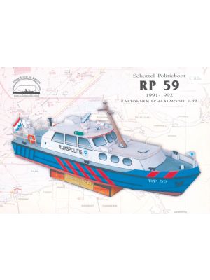 National-Polizeischiff RP 59 1991-1992 blau/creme