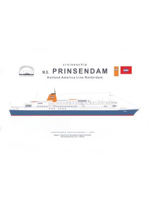 Kreuzfahrtschiff M.S. Prinsendam 1:250