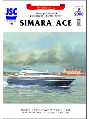 Schwedische Passagier-Shuttle-Fähre Simara Ace