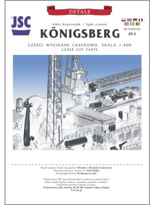 Lasercutsatz für Kreuzer Königsberg