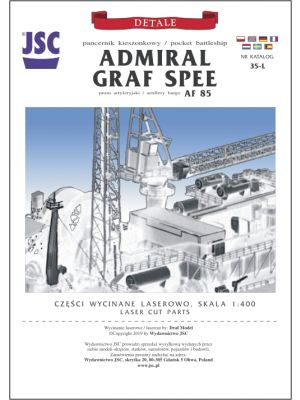 Lasercutsatz für Admiral Graf Spee