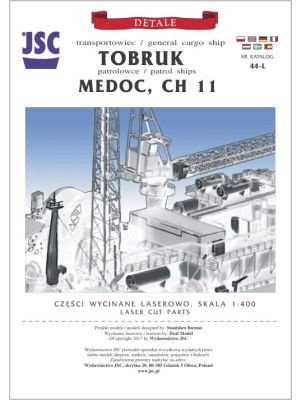 Lasercut-Detailset für Tobruk