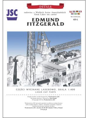 Lasercutsatz für Edmund Fitzgerald
