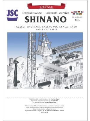 Lasercut-Detailsatz für Flugzeugträger SHINANO