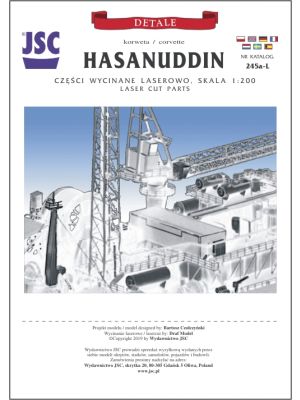 Lasercutsatz Details für Hasanuddin
