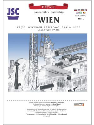 Lasercutsatz für Schlachtschiff Wien