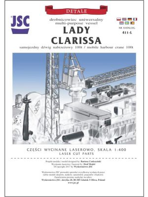 Lasercut-Detailsatz für Frachter Lady Clarissa