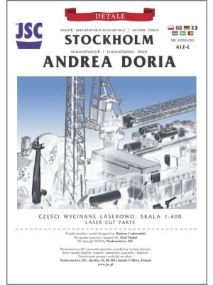 Lasercutsatz Details für Andrea Doria & Stockholm
