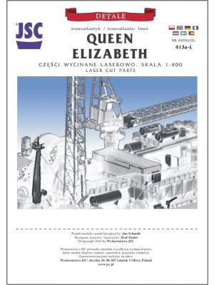 Lasercutsatz Details für RMS Queen Elizabeth