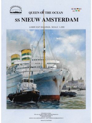Lasercutsatz Relinge für SS Nieuw Amsterdam