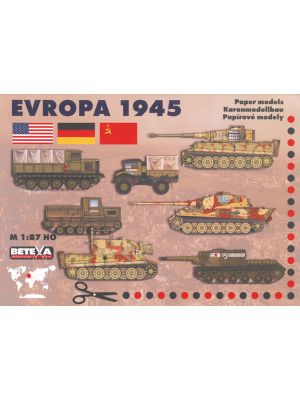 7 Militärfahrzeuge Europa 1945