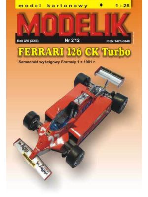 Formel 1 Ferrari 126 CK Turbo von 1981