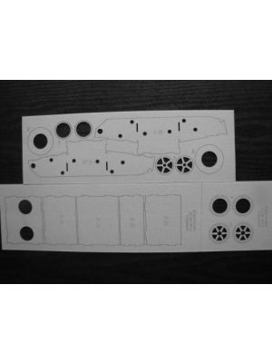 Lasercutset Vickers E Leichter Panzer