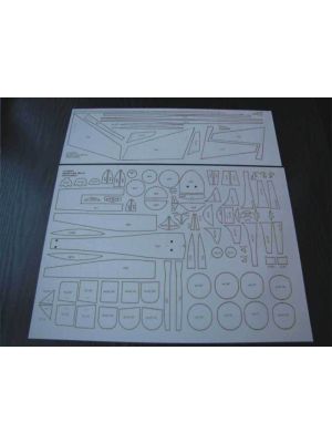 Lasercutset Su-30 MKK