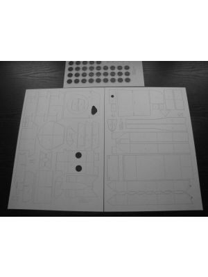 Lasercutset Panzer Leopard 1A4