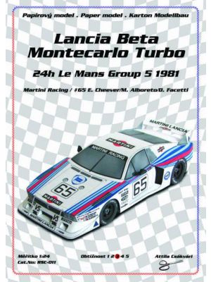 Lancia Beta Montecarlo Turbo 24h Le Mans von 1981