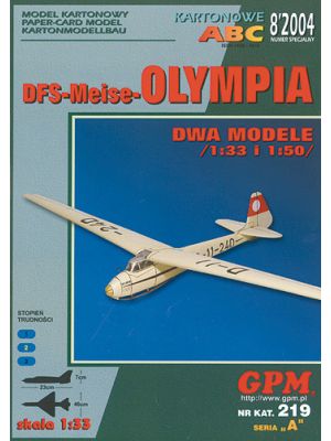 Segelflugzeug DFS-Meise Olympia