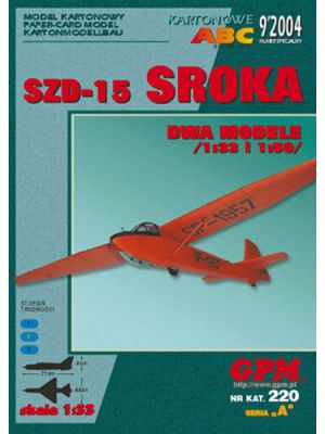 Polnisches Segelflugzeug SZD-15 Skora