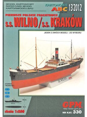 Polnischer Frachter S.S. Wilno / S.S. Kraków