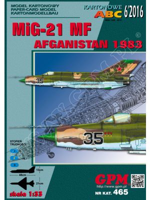 MiG-21 MF in sovietischer Farbgebung (1983)