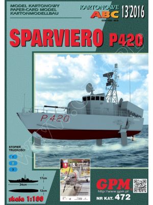 Italinisches Tragflügelboot Sparviero P420