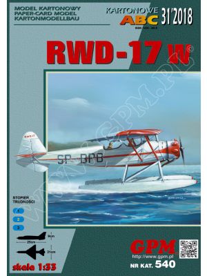 Polnisches Wasserflugzeug RWD-17W