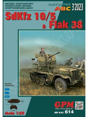 DEMAG SdKfz 10/5 mit Flak 38