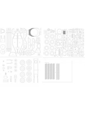 Sd.Kfz. 222 LIBIA Lasercutsatz Spanten
