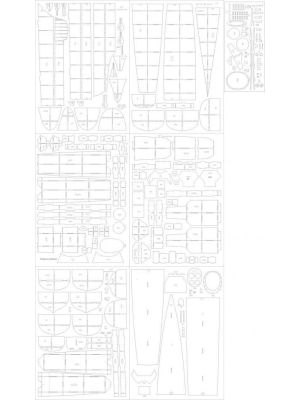 Witte de With Lasercut Spanten