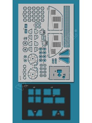 Lasercutsatz Spanten & Details für Stalinec T-100