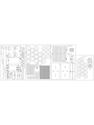 Lasercutsatz Spanten & Details für JELCZ 6X6 GEARBOX WP 1/25