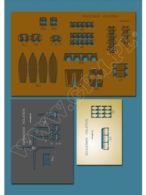 Lasercutsatz Details & Relinge für Schleswig-Holstein