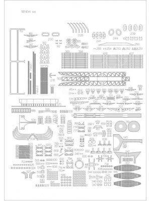 Sendai Lasercut Details und Reling