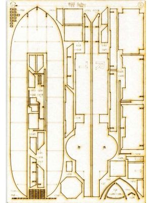 Lasercutsatz Spanten für Cairo