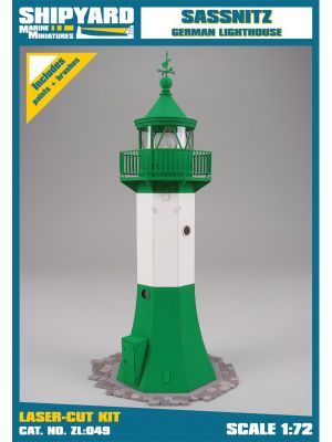 Leuchtturm Sassnitz 1:72 Lasercut-Modell