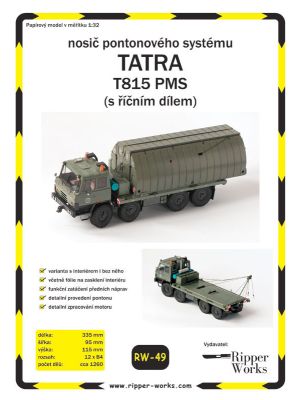 Pontontransporter Tatra T815 PMS (Flussabschnitt)