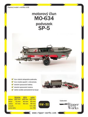 Motorboot MO-634 und Bootsanhänger SP-5