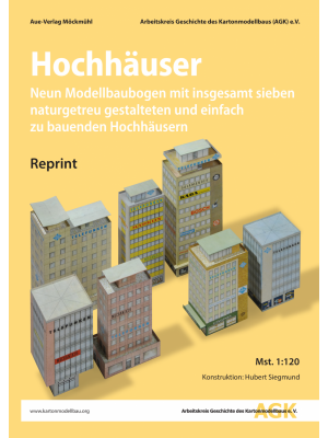 Sieben Hochhäuser von Hubert Siegmund - Reprint