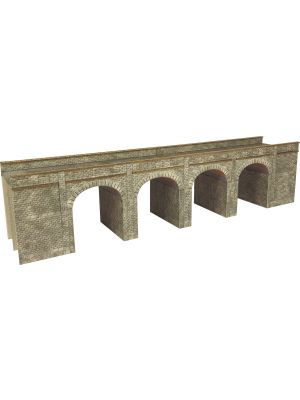 Bogenbrücke aus grauem Stein