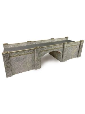 Eisenbahnbrücke aus grauem Stein