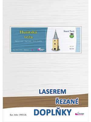 Lasercutsatz für Hussiten-Turm (Husitska veza)