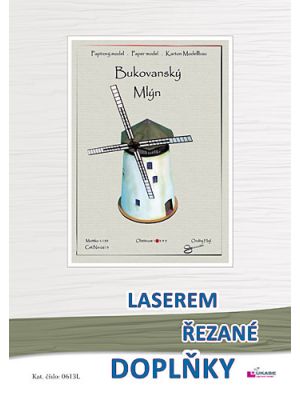 Lasercutsatz für Windmühle in Bukowan (Bukovany)