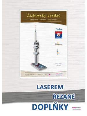 Lasercutsatz für Fernsehturm Zizkov